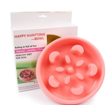 Load image into Gallery viewer, Anti-choke Bowl Plastic Dog Bowl Healthy Feeder
