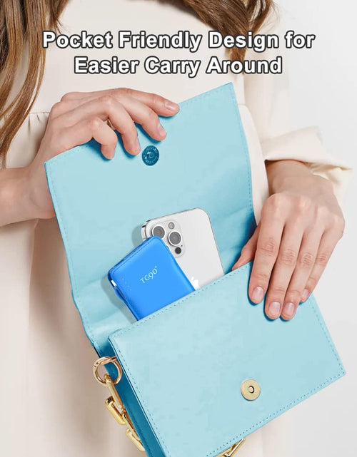 Load image into Gallery viewer, 10000Mah Power Bank Portable Charger with Built-In Cables, Portable Phone Charger Battery Backup Compatible with Iphone Android Phones
