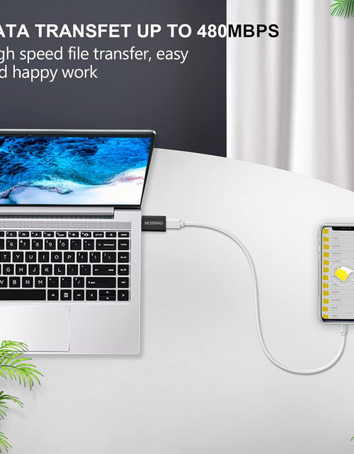 Load image into Gallery viewer, 3 Packs USB C to USB Adapter USB Male to USB C Female Adapter USB C Adapter Type-C to Type a Compatible with Apple Magsafe Charger,Imac,Macbook Pro,Macbook,Laptops,Pc,Computers and More
