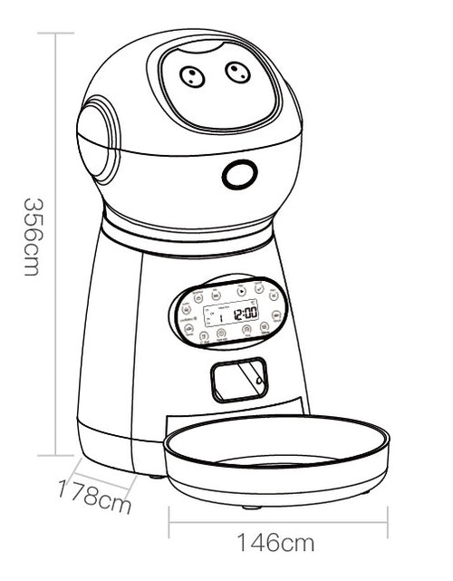 Load image into Gallery viewer, Automatic pet feeder

