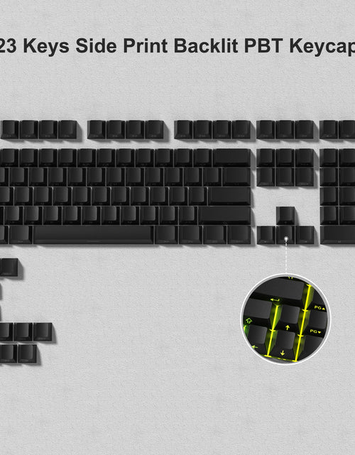 Load image into Gallery viewer, 138 Keys Retro Brown Gray PBT Keycap Double Shot Cherry Profile Key Caps for Cherry MX Switches Mechanical Gamer Keyboard
