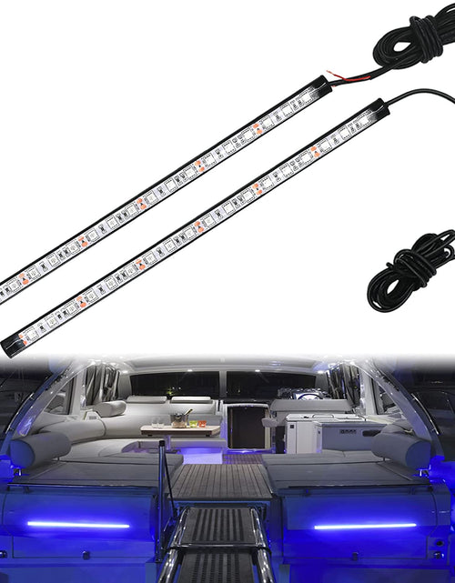 Load image into Gallery viewer, Blue Pontoon Led Boat Lights, Waterproof Boat Light for Night Fishing, Boat Interior Lights, Marine Deck Light, Courtesy Lights for Fishing Boat, Yacht, Bass Boat and Jet Ski
