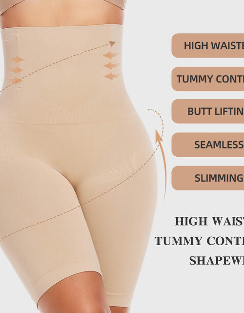 Load image into Gallery viewer, Women Waist Trainer Shapewear Tummy Control Body Shaper Shorts Hi-Waist Butt Lifter Thigh Slimmer
