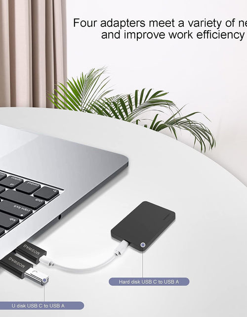 Load image into Gallery viewer, 3 Packs USB C to USB Adapter USB Male to USB C Female Adapter USB C Adapter Type-C to Type a Compatible with Apple Magsafe Charger,Imac,Macbook Pro,Macbook,Laptops,Pc,Computers and More
