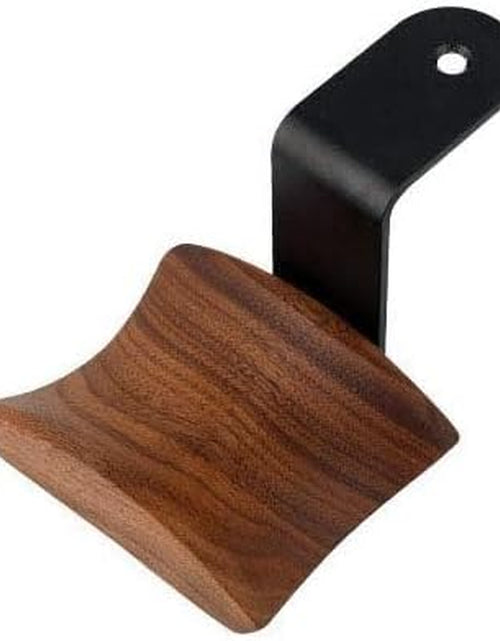 Load image into Gallery viewer, Under-Desk Mount Headphone Hanger Headset Stand Hook Walnut Wood Headphone Holder Rack Hook for Audio,Studio &amp; Gaming Headphones
