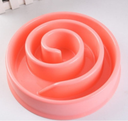 Load image into Gallery viewer, Anti-choke Bowl Plastic Dog Bowl Healthy Feeder

