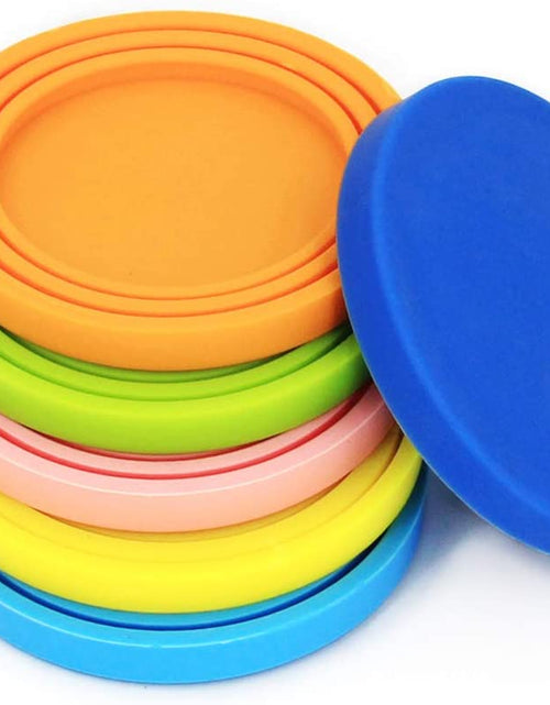 Load image into Gallery viewer, Pet Can Covers/6 Pack Silicone Dog Cat Food Can Lids/Universal Size Fit Most Standard Size Cans
