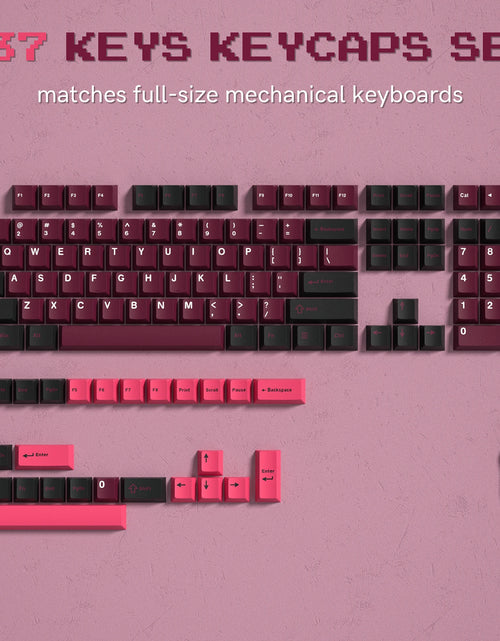 Load image into Gallery viewer, 138 Keys Retro Brown Gray PBT Keycap Double Shot Cherry Profile Key Caps for Cherry MX Switches Mechanical Gamer Keyboard
