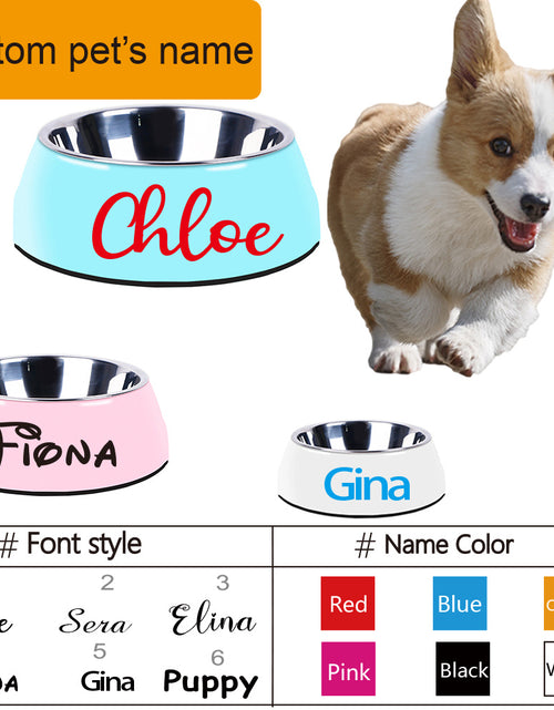Load image into Gallery viewer, Dog Supplies Bowls Large Stainless Steel Food Bowls Pet Cat Bowls
