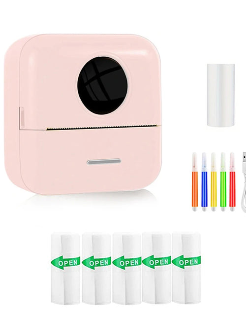 Load image into Gallery viewer, Mini Printer, Inkless Sticker Maker, Free Cut Small Pocket Printer, Portable Thermal Printer for Photo Journal Notes Memo
