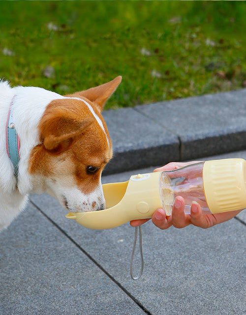 Load image into Gallery viewer, 2 In 1 Portable Dog Water Bottle For Small Big Dogs Cat Outdoor Leak-proof Puppy Drinking Bowl With Food Container Pets Feeder Pet Products
