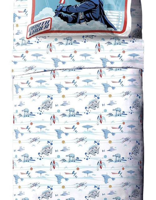 Load image into Gallery viewer, Star Wars Empire Strikes Back 40Th Anniversary 7 Piece Full Bed Set - Includes Reversible Comforter &amp; Sheet Set Bedding - Super Soft Fade Resistant Microfiber (Official Star Wars Product)
