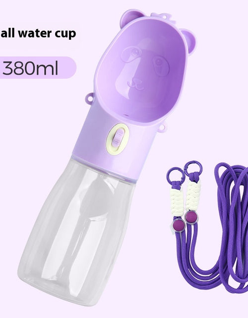 Load image into Gallery viewer, 2 In 1 Portable Dog Water Bottle For Small Big Dogs Cat Outdoor Leak-proof Puppy Drinking Bowl With Food Container Pets Feeder Pet Products

