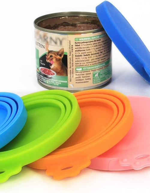 Load image into Gallery viewer, Pet Can Covers/6 Pack Silicone Dog Cat Food Can Lids/Universal Size Fit Most Standard Size Cans

