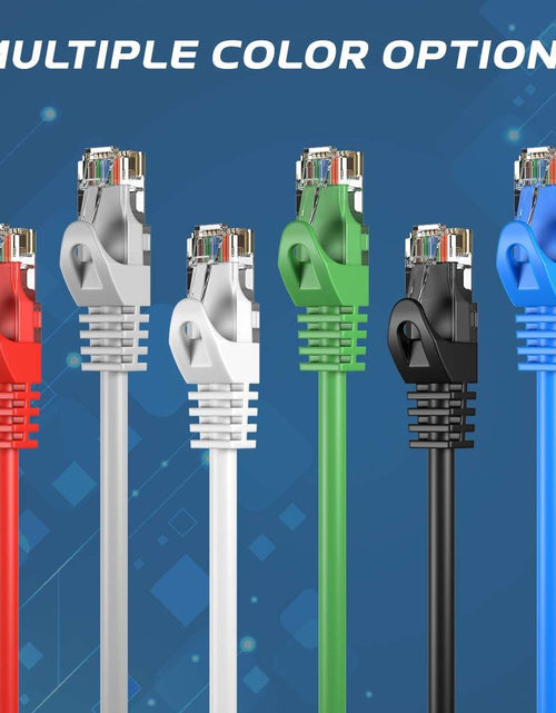 Load image into Gallery viewer, 75Ft Black Cat5E Ethernet Network Patch Cable Internet Wire for Modem, Router, Pc, TV, Consoles

