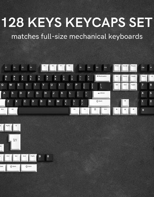 Load image into Gallery viewer, 138 Keys Retro Brown Gray PBT Keycap Double Shot Cherry Profile Key Caps for Cherry MX Switches Mechanical Gamer Keyboard
