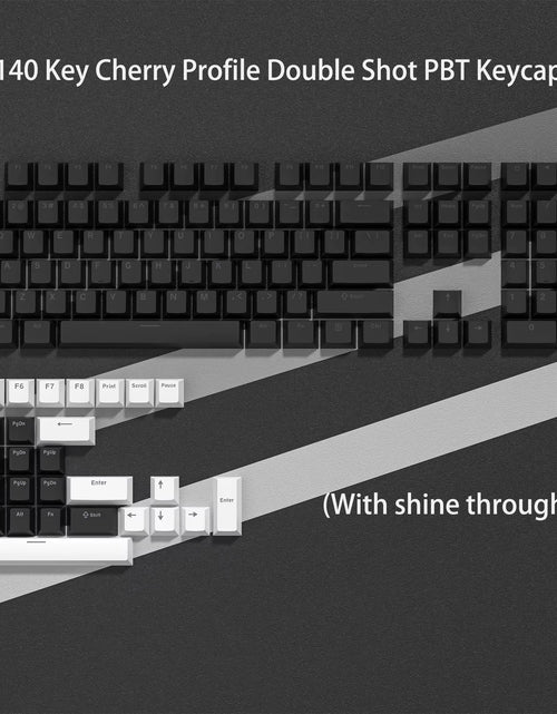 Load image into Gallery viewer, 138 Keys Retro Brown Gray PBT Keycap Double Shot Cherry Profile Key Caps for Cherry MX Switches Mechanical Gamer Keyboard
