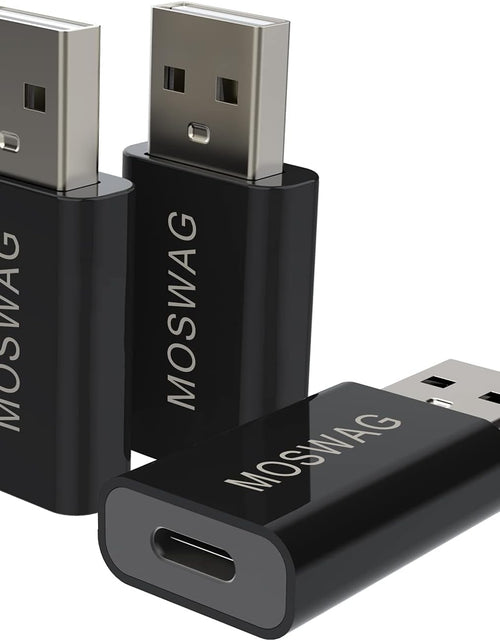 Load image into Gallery viewer, 3 Packs USB C to USB Adapter USB Male to USB C Female Adapter USB C Adapter Type-C to Type a Compatible with Apple Magsafe Charger,Imac,Macbook Pro,Macbook,Laptops,Pc,Computers and More
