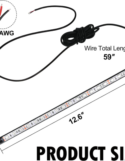Load image into Gallery viewer, Blue Pontoon Led Boat Lights, Waterproof Boat Light for Night Fishing, Boat Interior Lights, Marine Deck Light, Courtesy Lights for Fishing Boat, Yacht, Bass Boat and Jet Ski
