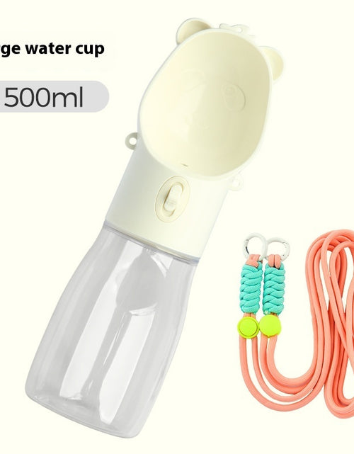 Load image into Gallery viewer, 2 In 1 Portable Dog Water Bottle For Small Big Dogs Cat Outdoor Leak-proof Puppy Drinking Bowl With Food Container Pets Feeder Pet Products
