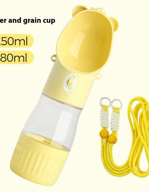 Load image into Gallery viewer, 2 In 1 Portable Dog Water Bottle For Small Big Dogs Cat Outdoor Leak-proof Puppy Drinking Bowl With Food Container Pets Feeder Pet Products
