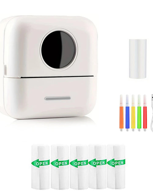 Load image into Gallery viewer, Mini Printer, Inkless Sticker Maker, Free Cut Small Pocket Printer, Portable Thermal Printer for Photo Journal Notes Memo
