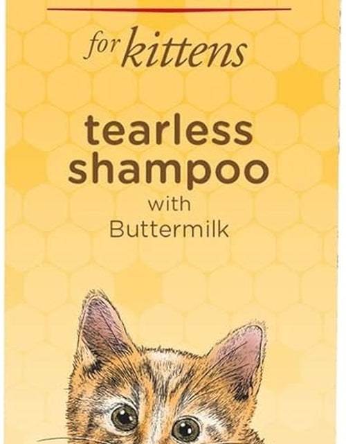 Load image into Gallery viewer, Burt&#39;S Bees for Kittens Natural Tearless Shampoo with Buttermilk Cat Shampoo, Kitten Shampoo - Cat Grooming Supplies, Cat Bath Supplies, Shampoo for Cats, Kitty Shampoo, Pet Shampoo

