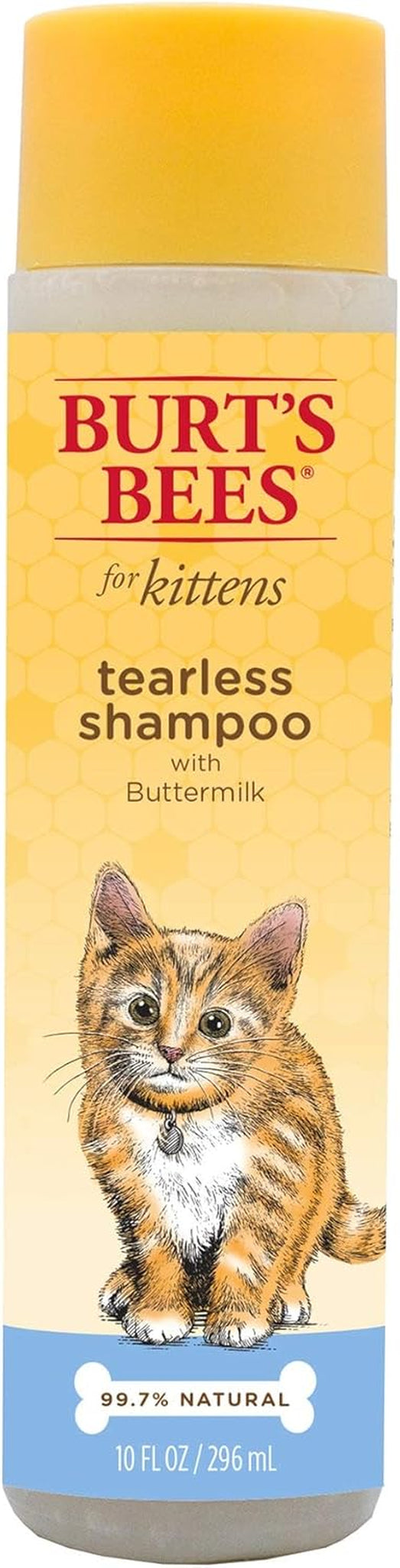 Burt'S Bees for Kittens Natural Tearless Shampoo with Buttermilk Cat Shampoo, Kitten Shampoo - Cat Grooming Supplies, Cat Bath Supplies, Shampoo for Cats, Kitty Shampoo, Pet Shampoo