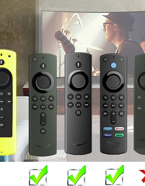 Load image into Gallery viewer, Covers for All-New Alexa Voice Remote for Fire TV Stick 4K, Fire TV Stick (2Nd Gen), Fire TV (3Rd Gen) Shockproof Protective Silicone Case - Chartreus
