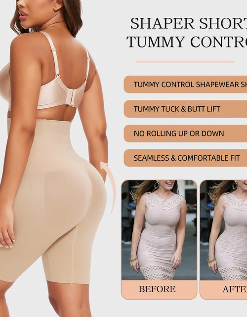 Load image into Gallery viewer, Women Waist Trainer Shapewear Tummy Control Body Shaper Shorts Hi-Waist Butt Lifter Thigh Slimmer
