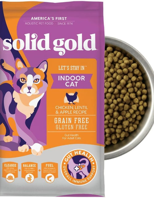 Load image into Gallery viewer, - Let’S Stay in - Grain-Free - Indoor Formula Dry Cat Food with Superfoods - Hairball Control - Protected Probiotic Blends - Holistic Food for Adult Cats
